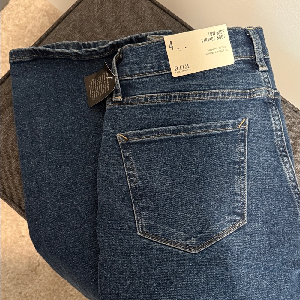 a.n.a Dark Blue Low Rise Jeans